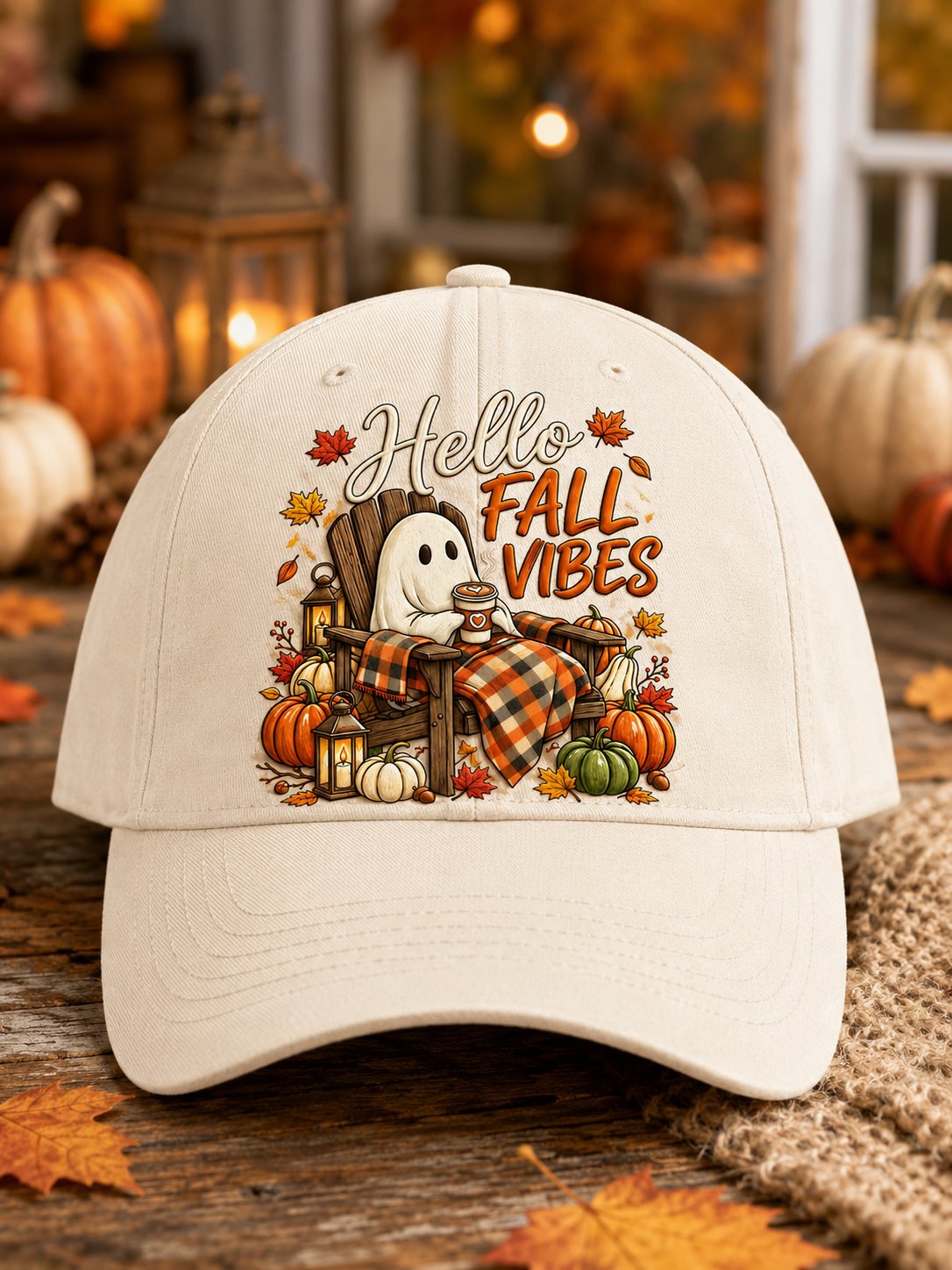 Fall Funny Print Hat