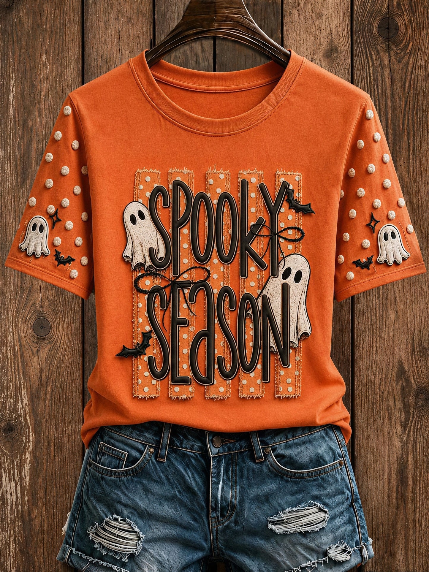 Women's Fall Funny Casual Graphic Print T-Shirt