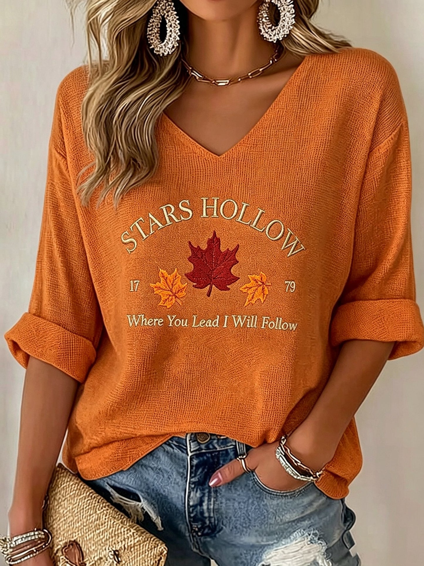 Women's In My Gilmore Girls Rerun Era Print Shirt