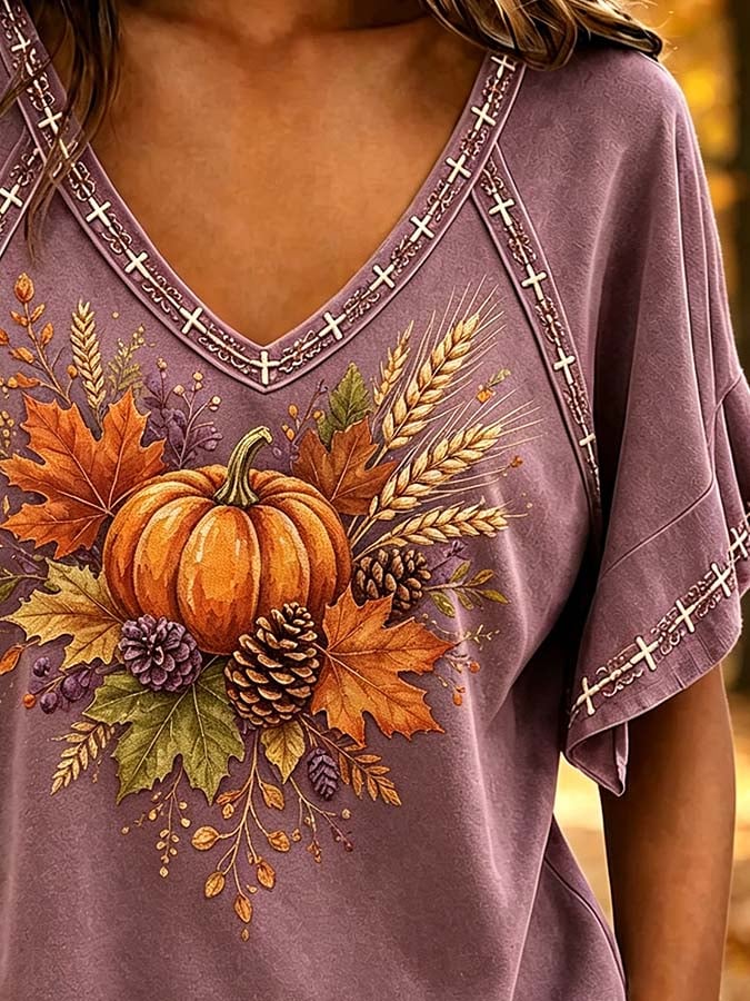 Women'S Casual Printed Top