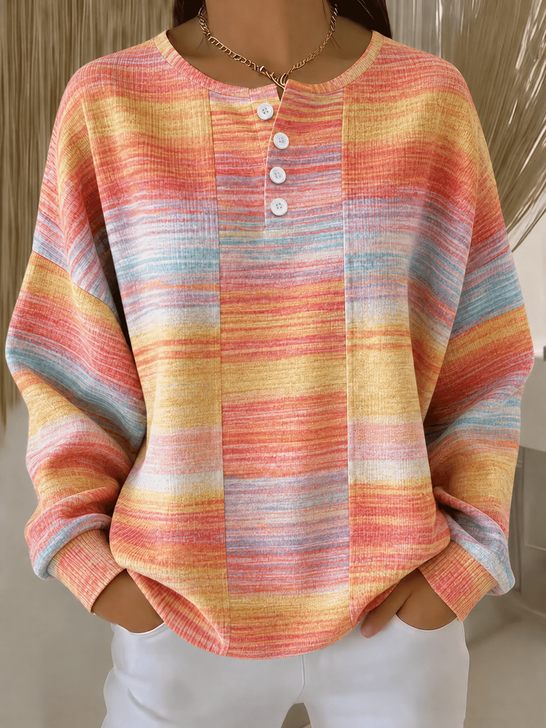 Women'S Casual Printed Sweatshirt