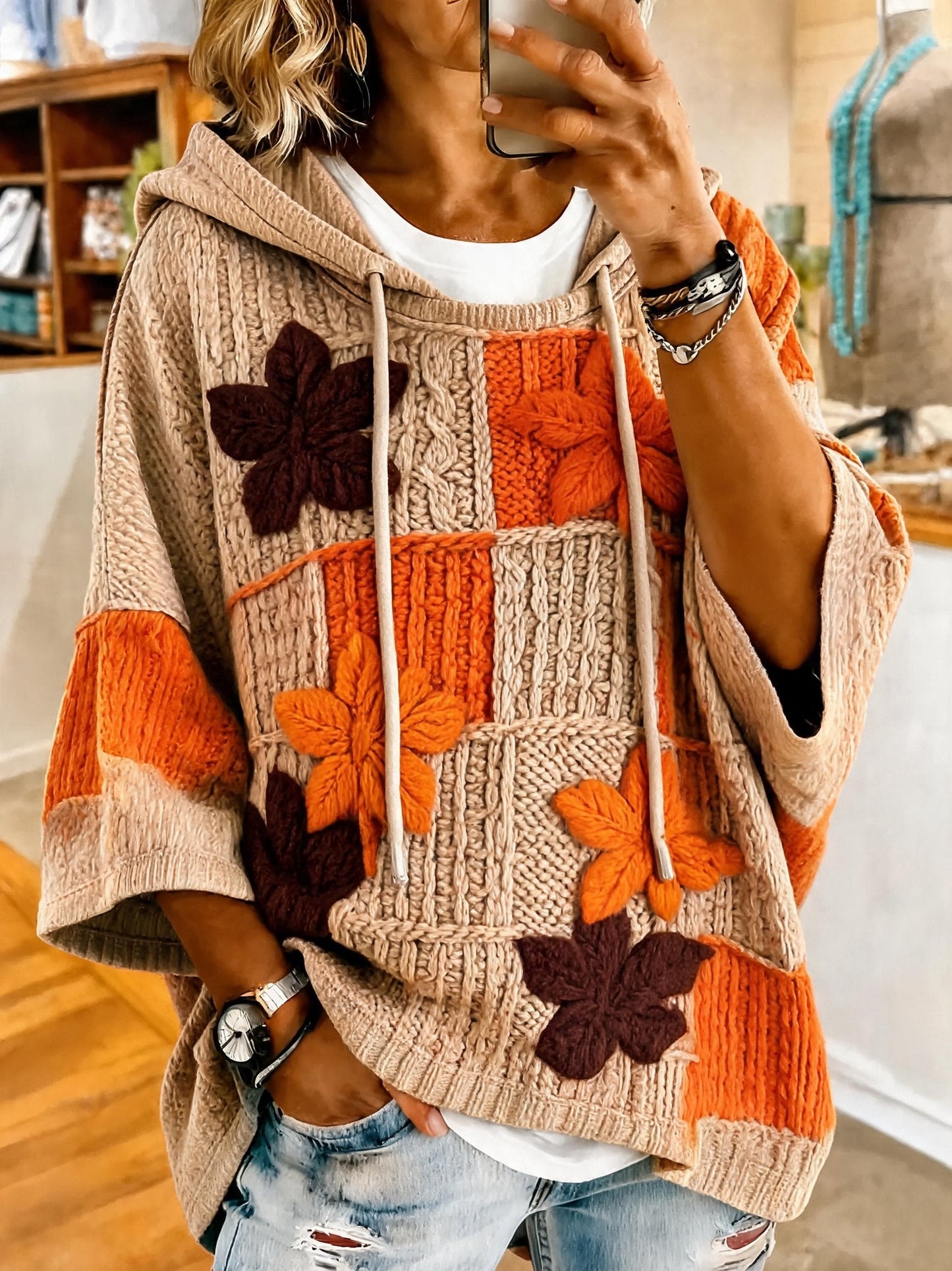 Women's Casual Print Hoodie