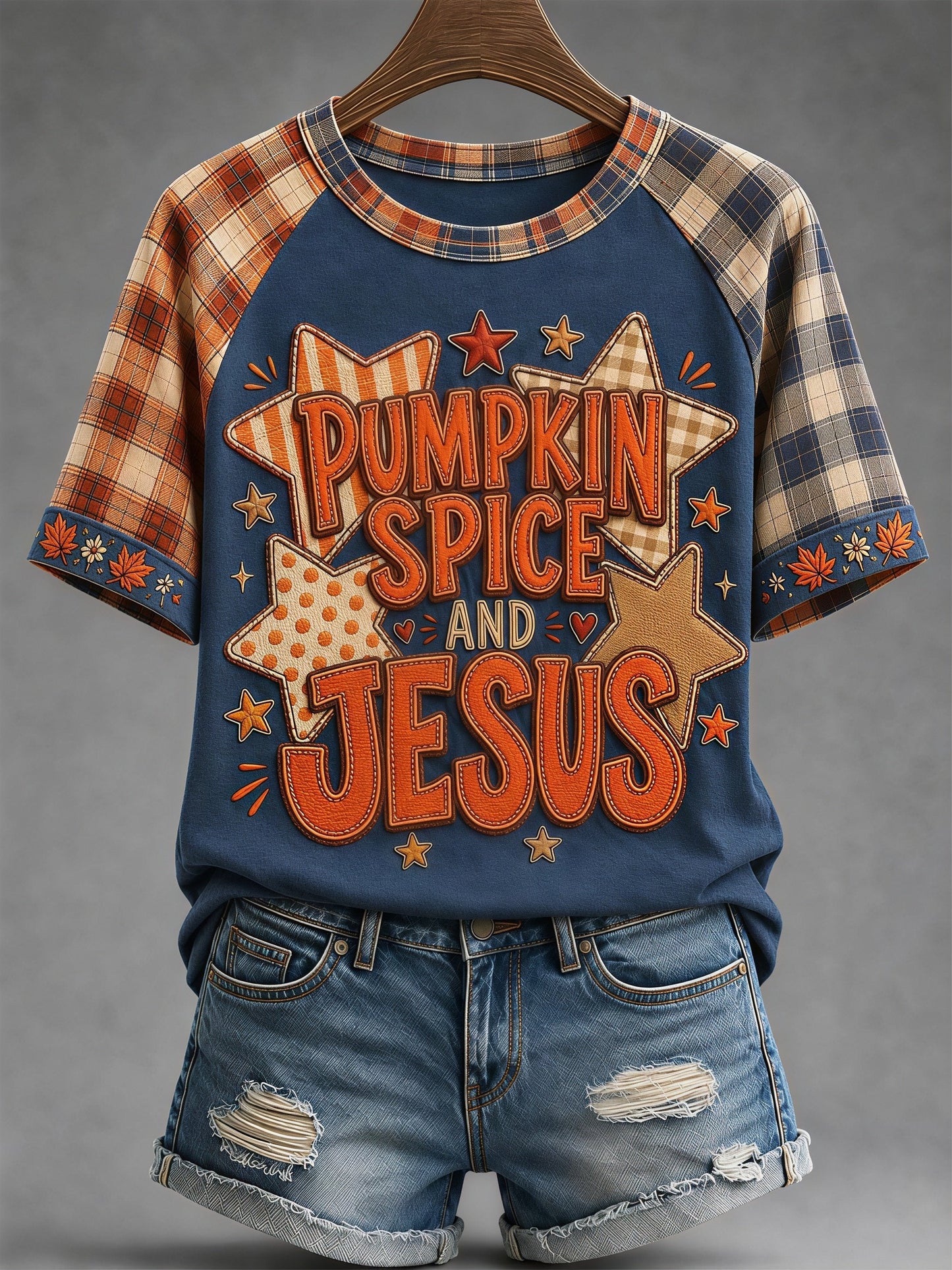 Women's Fall Funny Casual Graphic Print T-Shirt