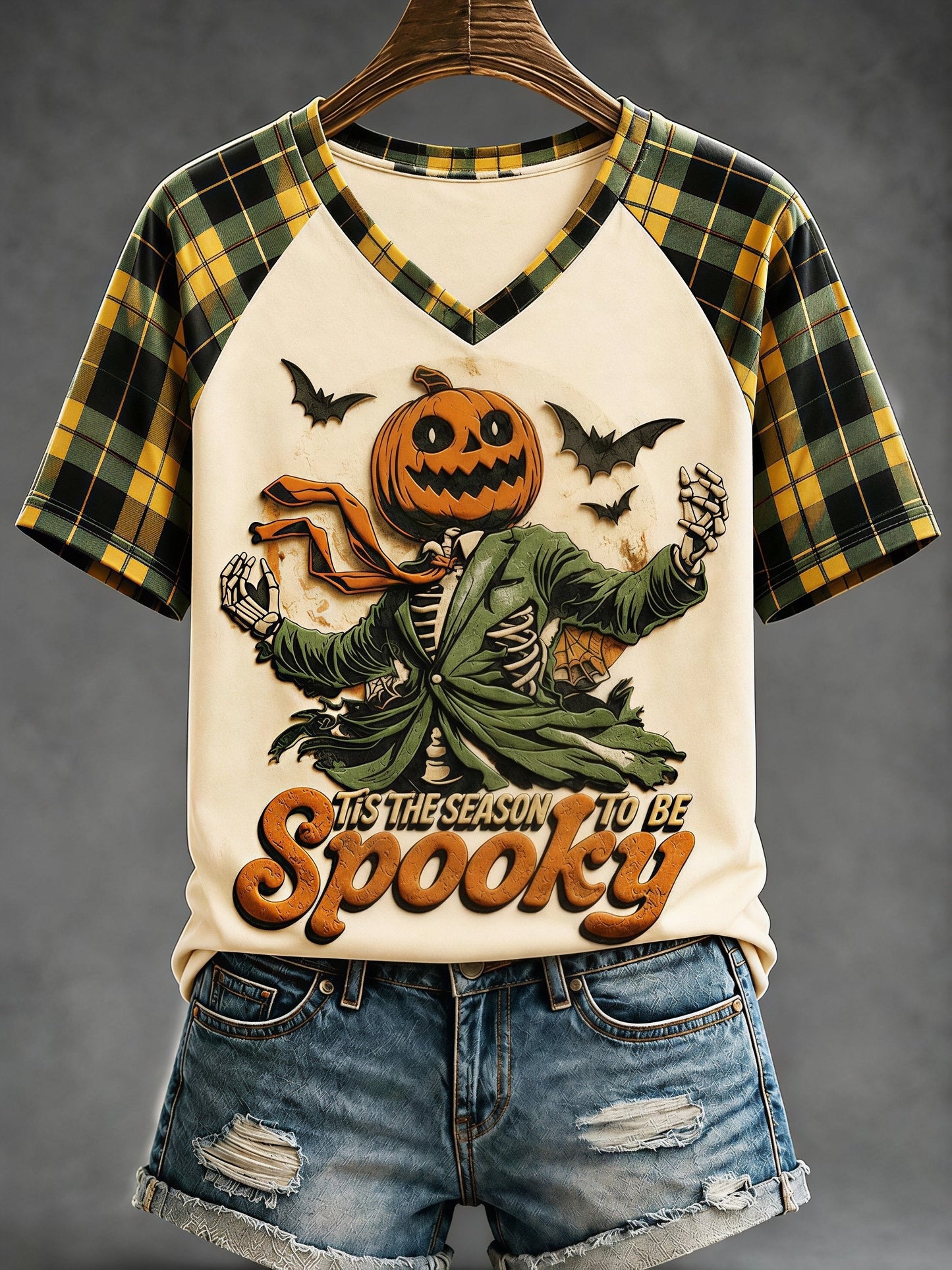 Women's Fall Funny Casual Graphic Print T-Shirt