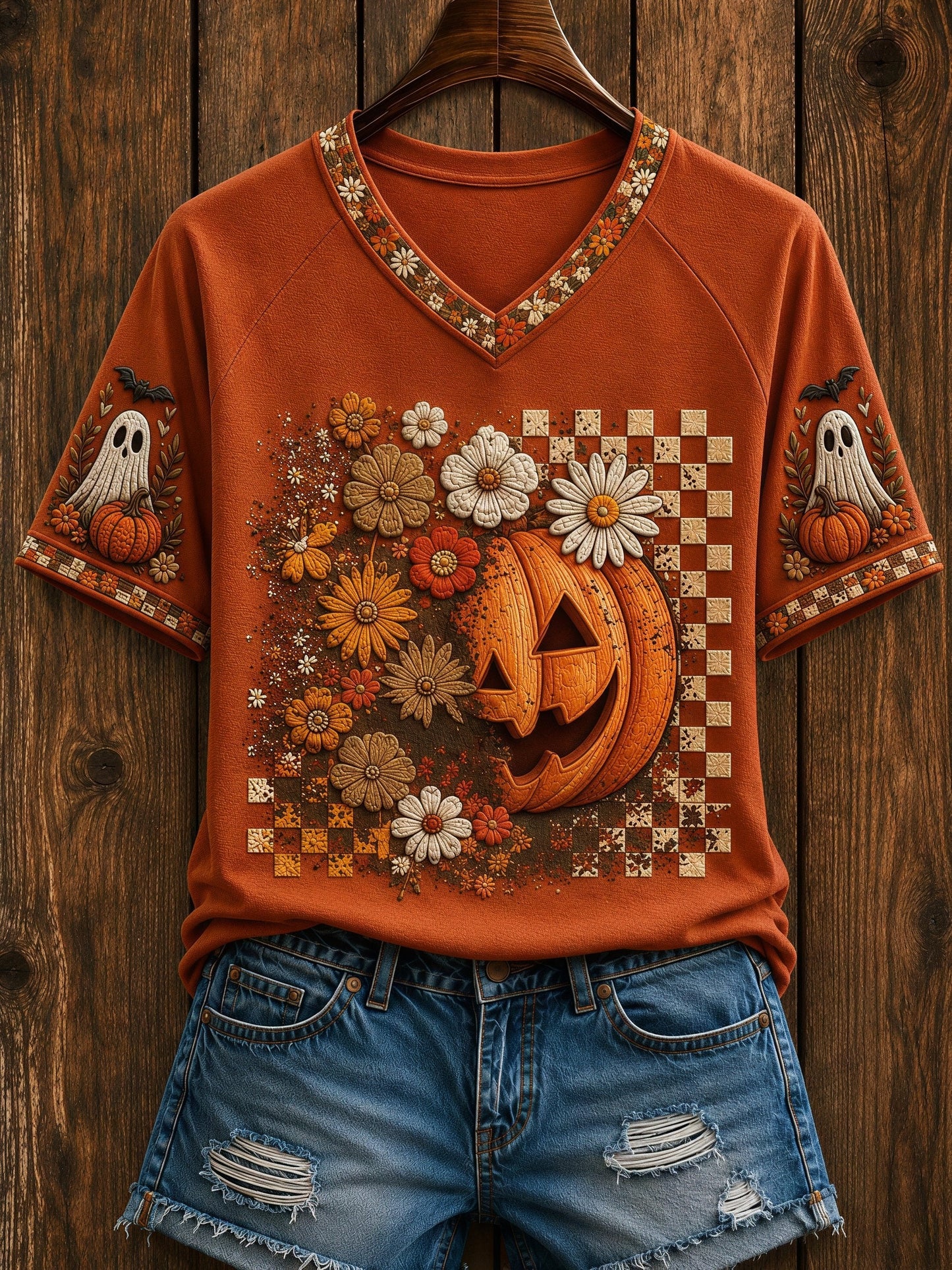 Women's Fall Funny Casual Graphic Print T-Shirt