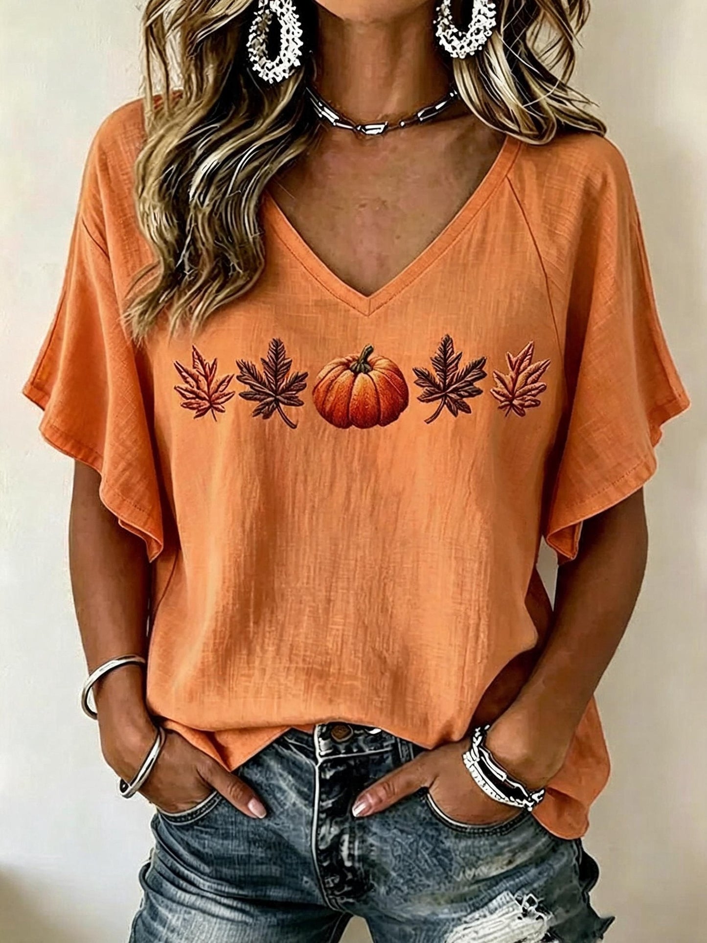 Women's Casual Printed Top