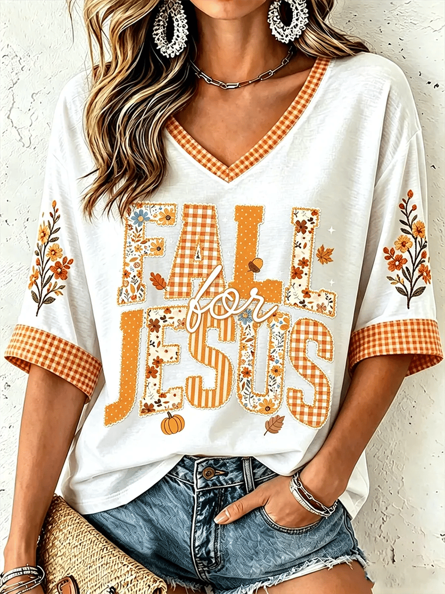 Women's "FALL for JESUS" T-Shirt