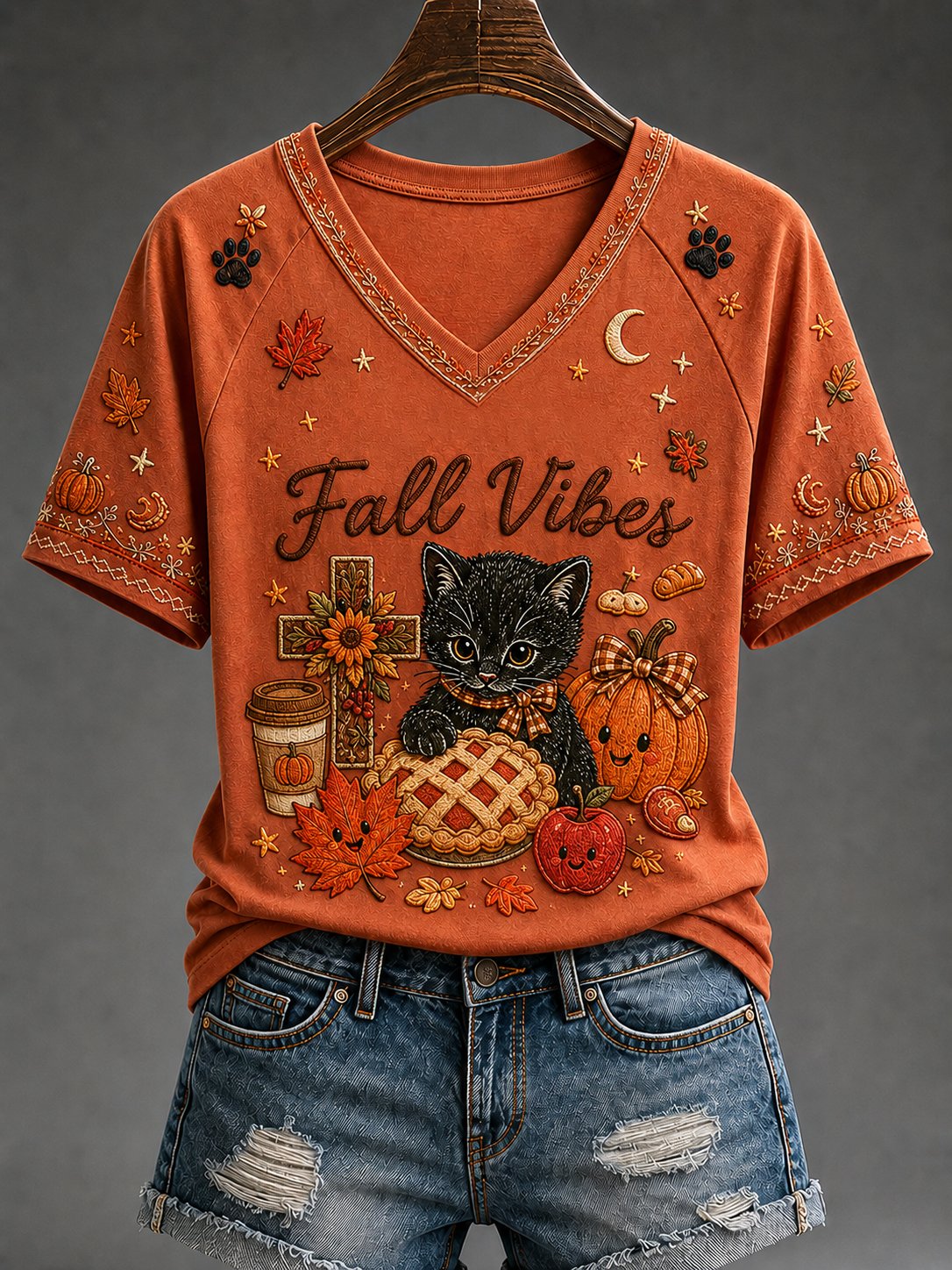 Women's Autumn Printed Casual Top