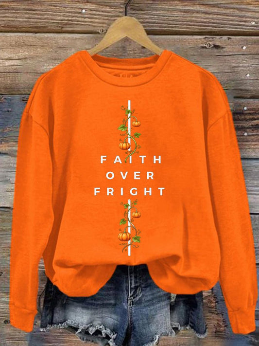 Women Fall Casual Print Sweatshirt