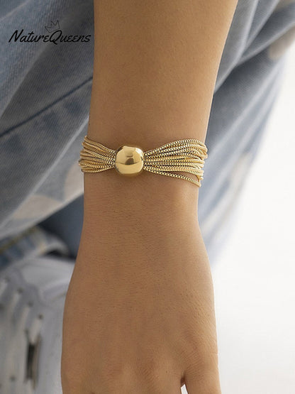 Punk Multi-layered Necklace Bracelet