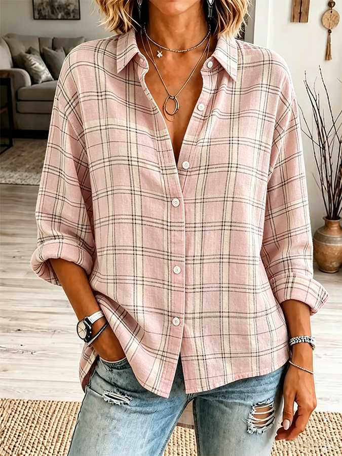 Women'S Casual Printed Shirt