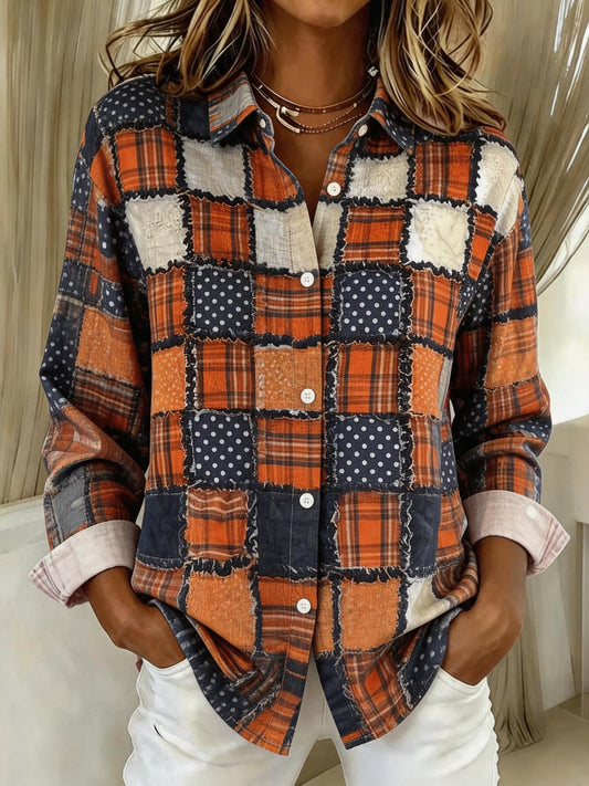 Women'S Casual Loose Printed Shirt