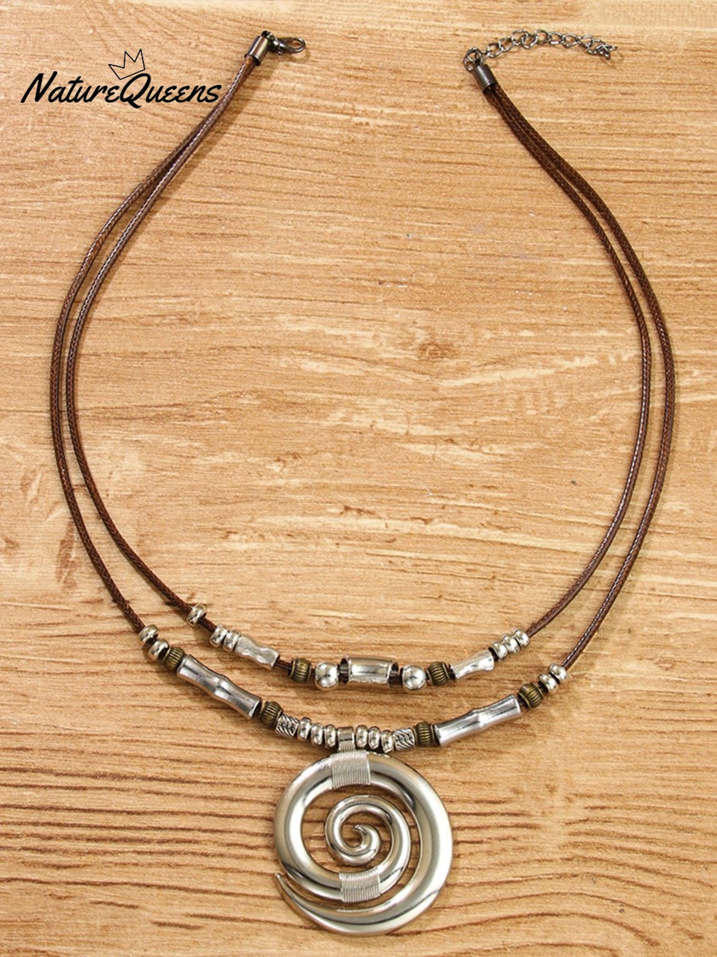 Swirl Totem Vintage Bohemian Necklace