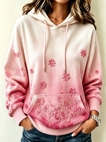 Women's Casual Print Hoodie