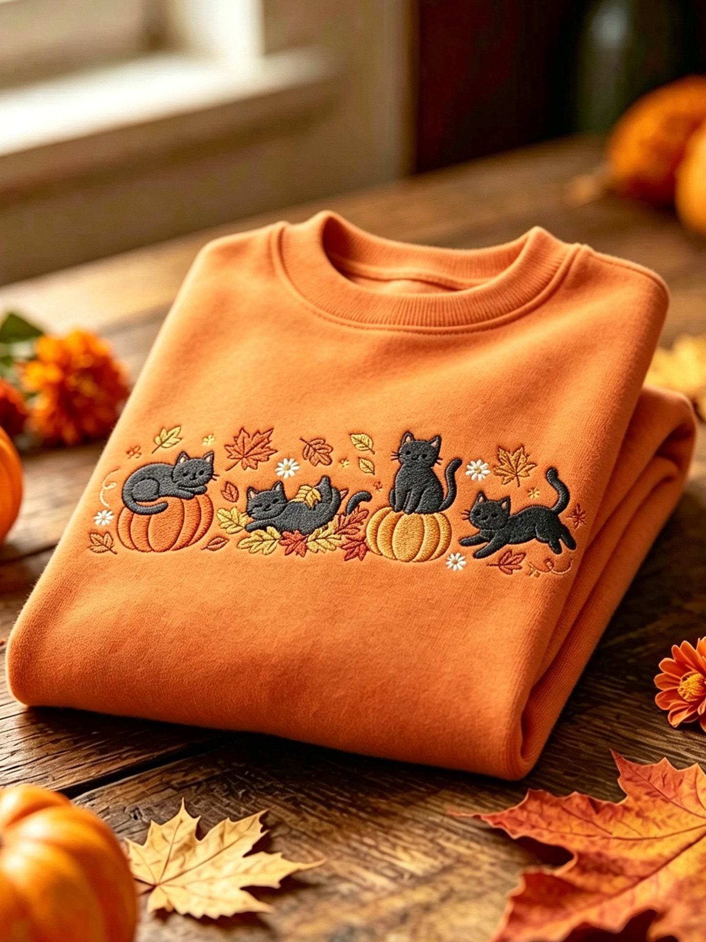 Women's Casual Autumn Crew Neck Sweatshirt