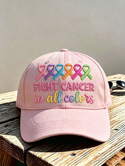 Unisex Cancer Awareness Casual Hat