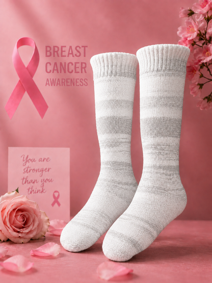Unisex Breast Cancer Awareness Promotion Theme Socks