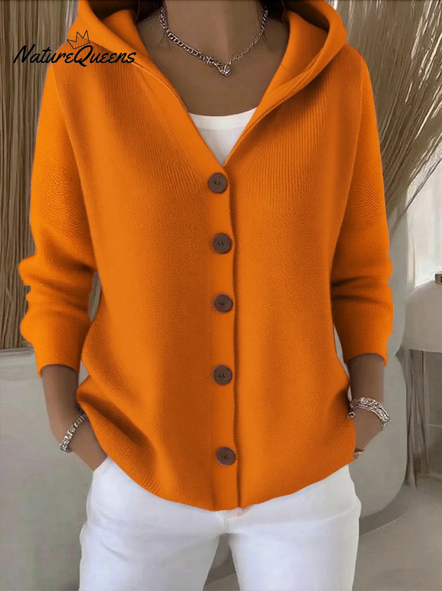 Women knit Long Sleeve Comfy Casual Cardigan