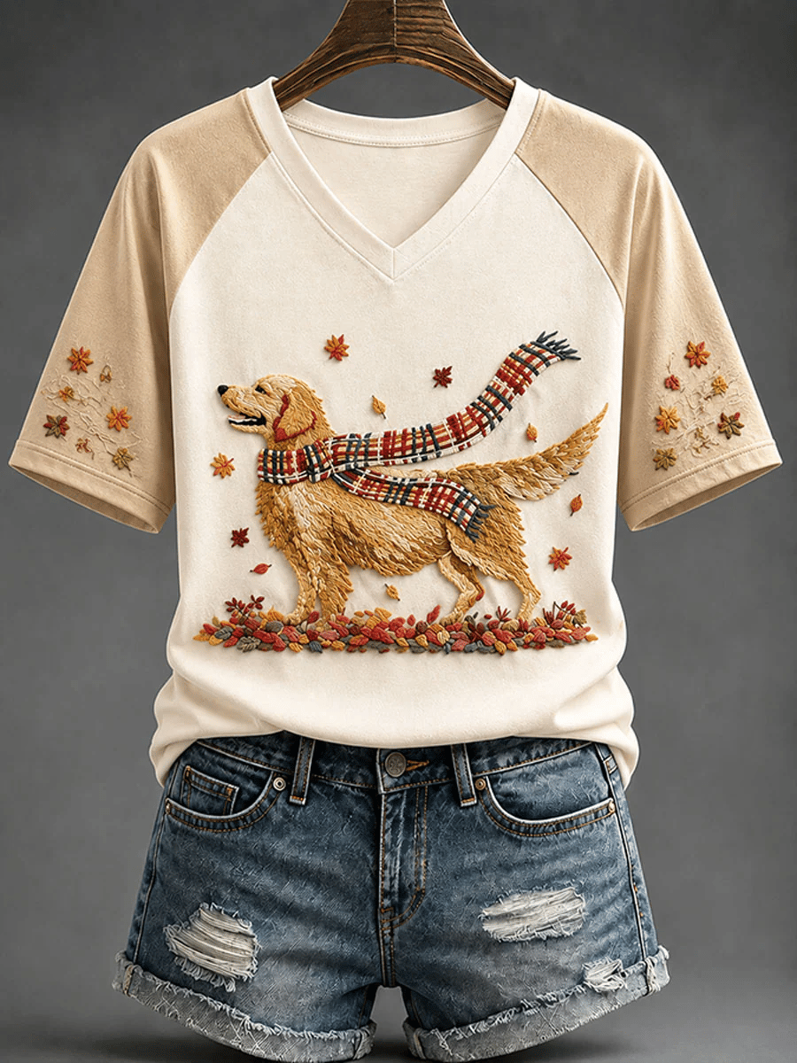 Women's Autumn Animal Series Casual T-shirt