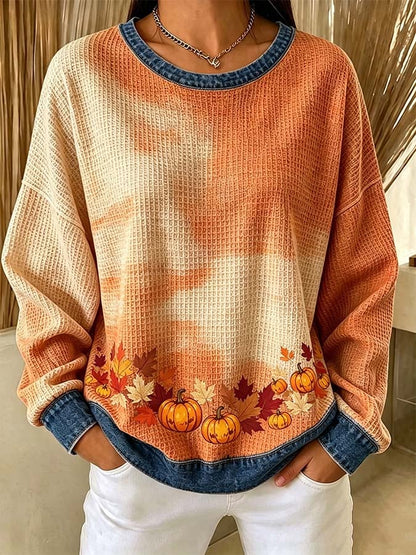 Women'S Casual Autumn Printed Top