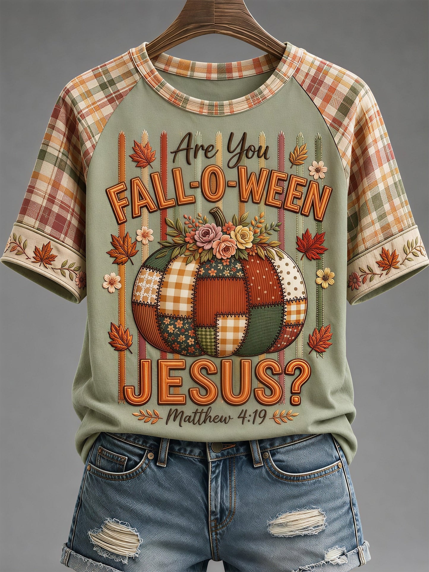 Women's Fall Funny Casual Graphic Print T-Shirt