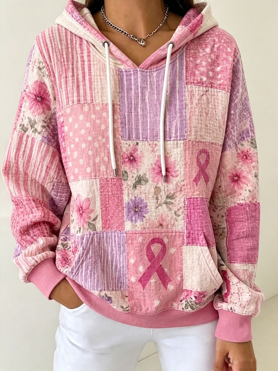 Women's Vintage Hoodie Geometric Hoodie