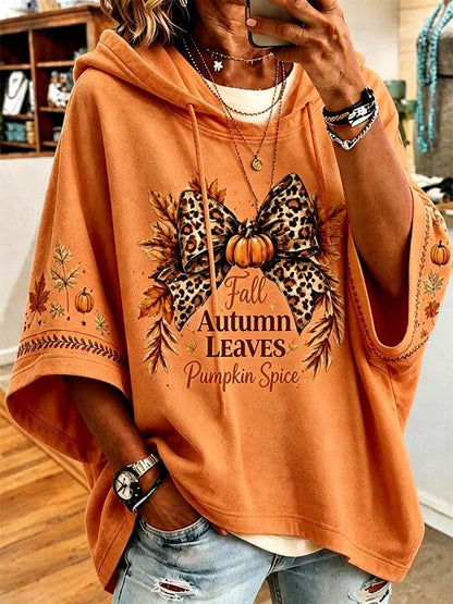 Women'S Casual Pumpkin Print Autumn Top