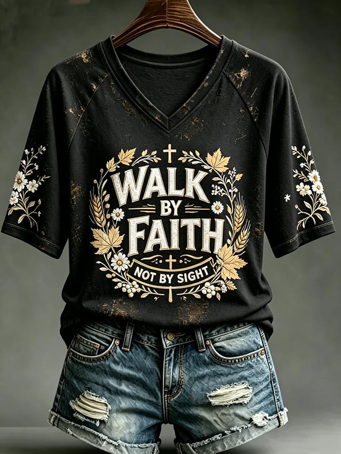 Women's Just A Girl Who Loves Fall Print Casual T-shirt