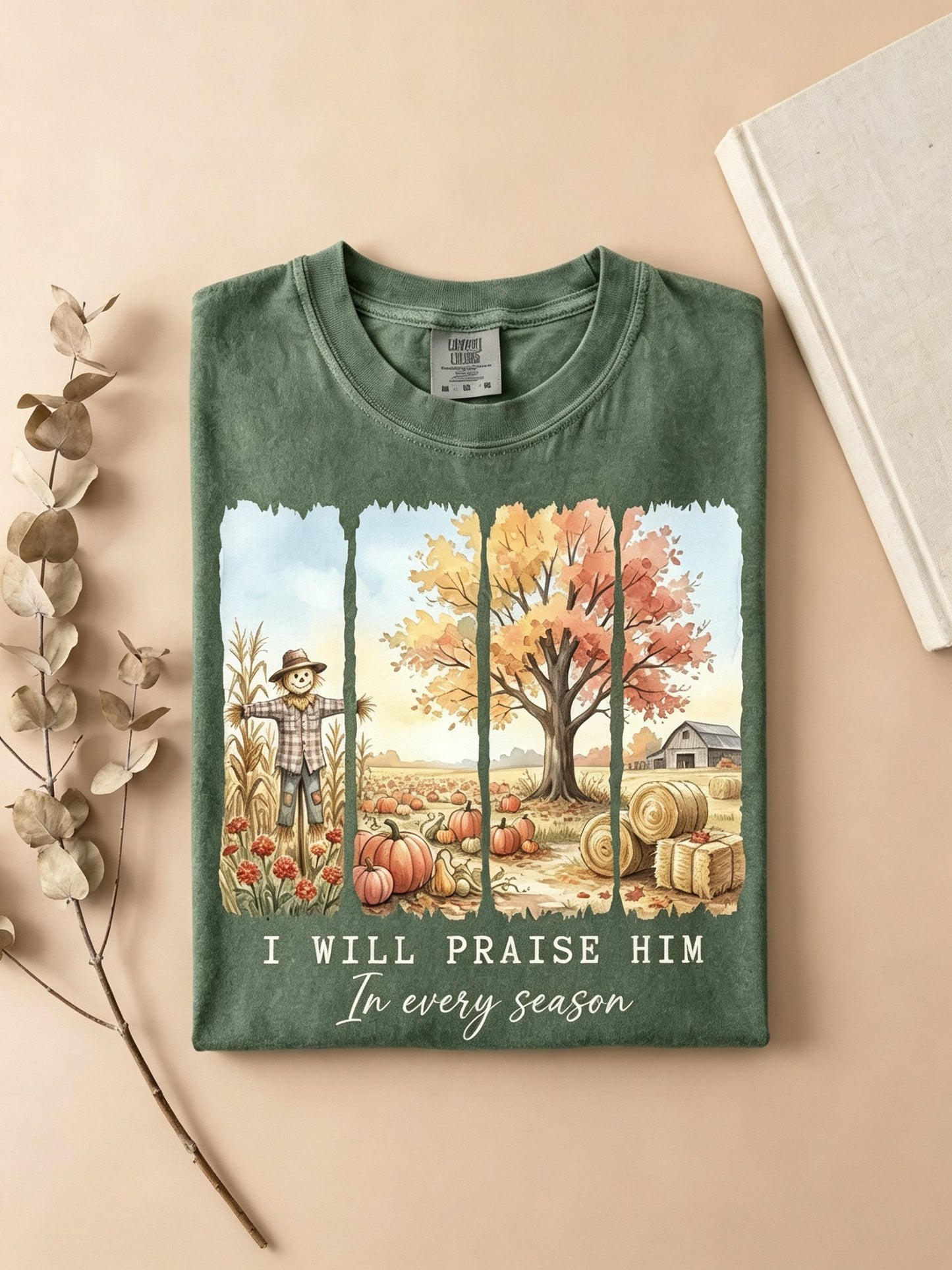 Women's Autumn Print T-Shirt