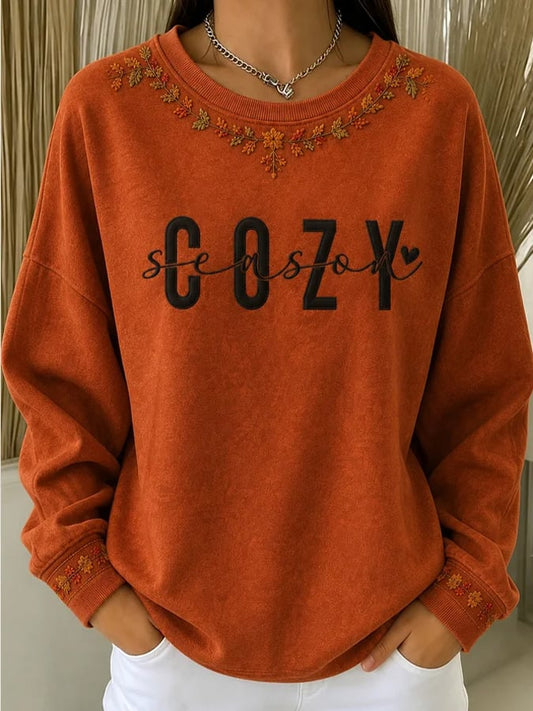 Women'S Casual Printed Sweatshirt