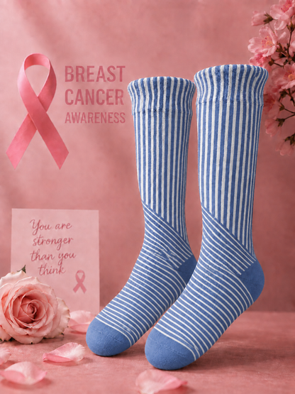 Unisex Breast Cancer Awareness Promotion Theme Socks