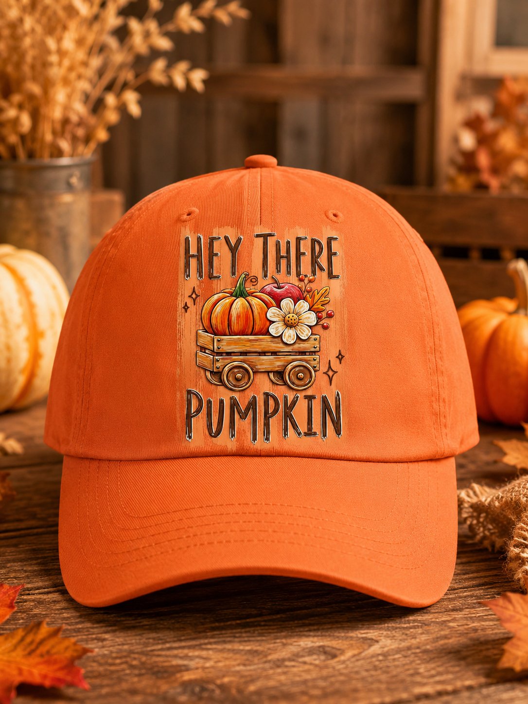 Fall Funny Print Hat