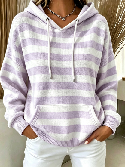 Women'S Gradient Printed Hooded Sweatshirt