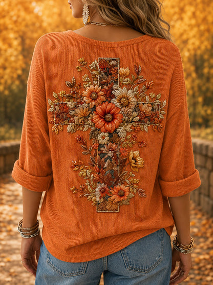 Fall For Jesus He Never Leaves T-Shirt