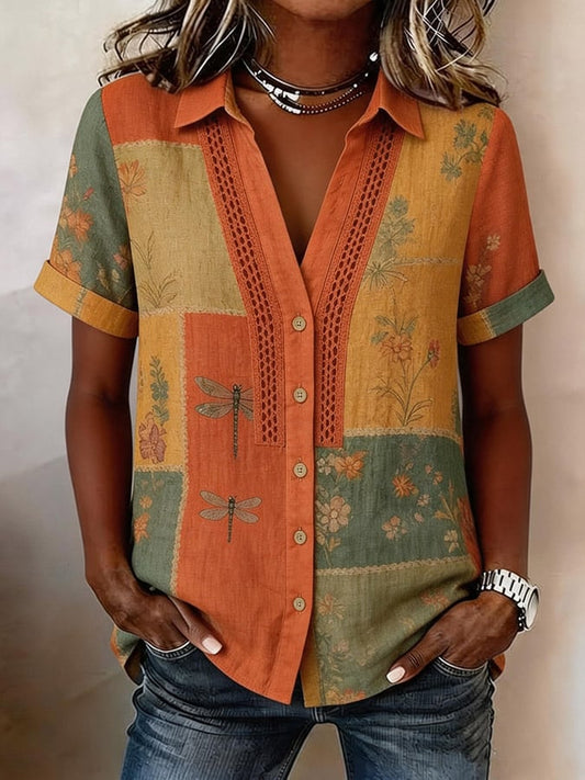 Women's Casual  Print Top