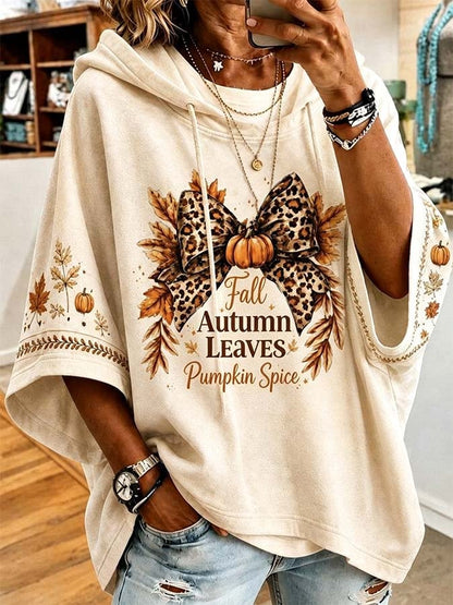 Women'S Casual Pumpkin Print Autumn Top