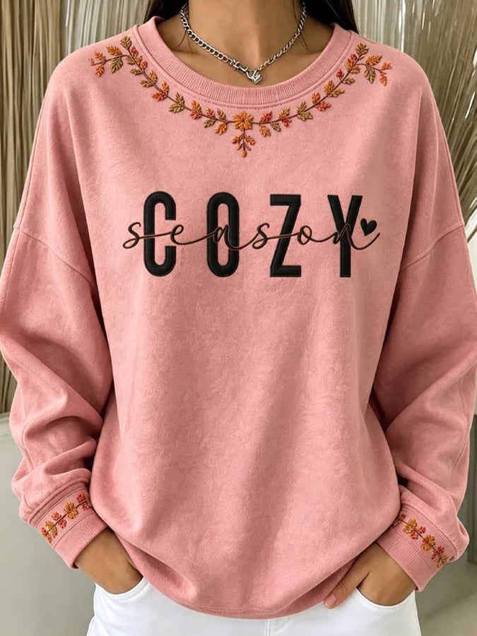 Women'S Casual Printed Sweatshirt