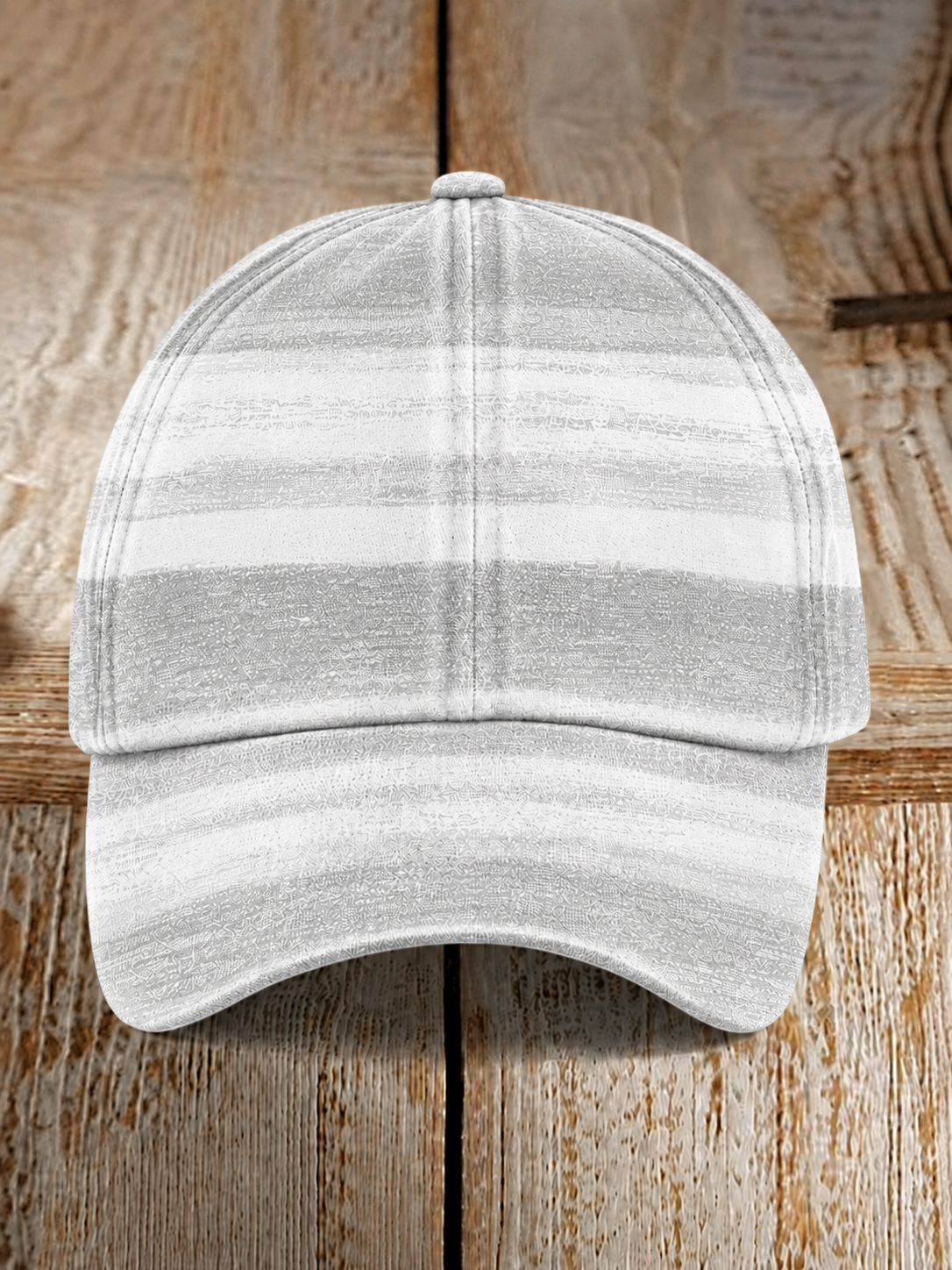 Unisex Pink Gradient Print Breast Cancer Awareness Support Hat