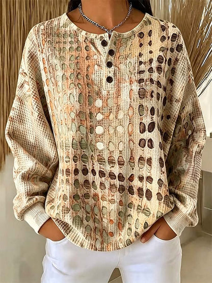 Women'S Casual Printed Sweatshirt