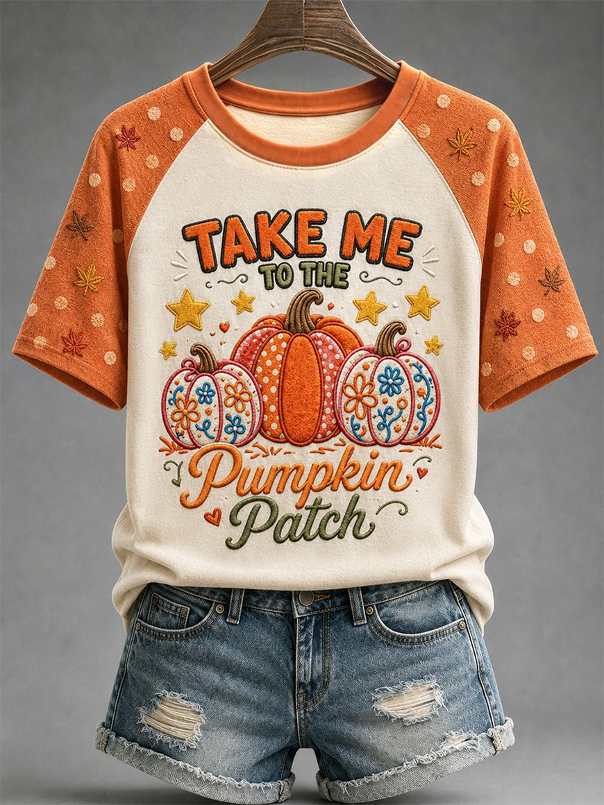 Women's Fall Funny Casual Graphic Print T-Shirt
