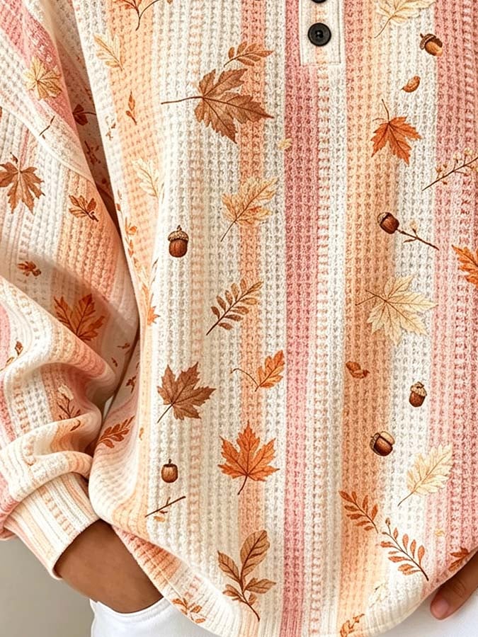 Women'S Casual Autumn Printed Top