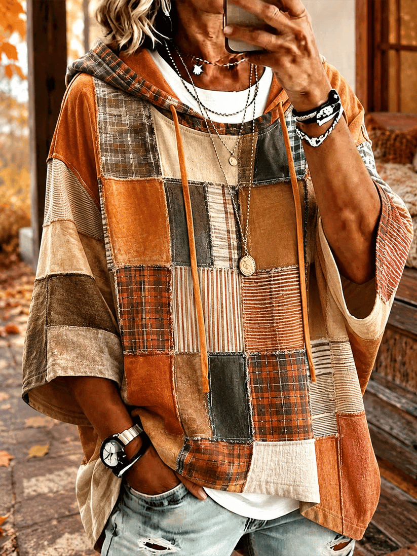 Women's Casual Plaid Print Autumn Top