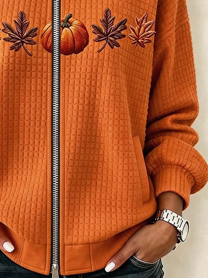 Women'S Casual Autumn Printed Jacket