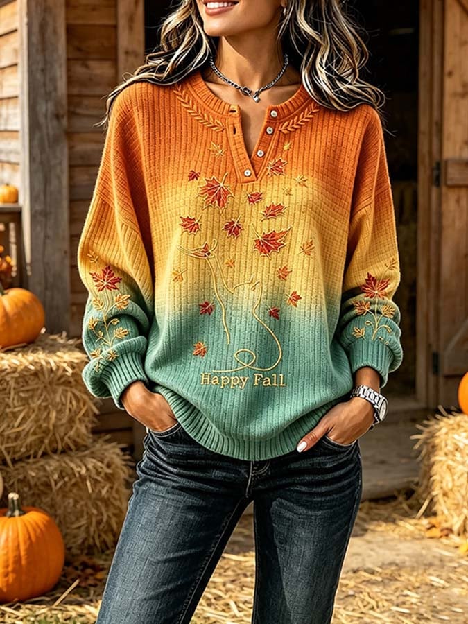 Women'S Casual Printed Sweatshirt