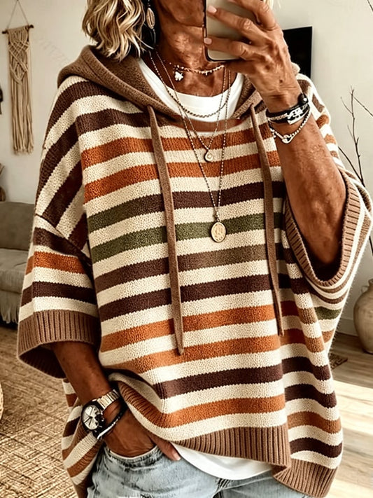 Women's casual autumn knitted Hoodie