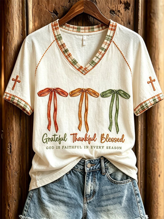 Women's Fall Funny Casual Graphic Print T-Shirt
