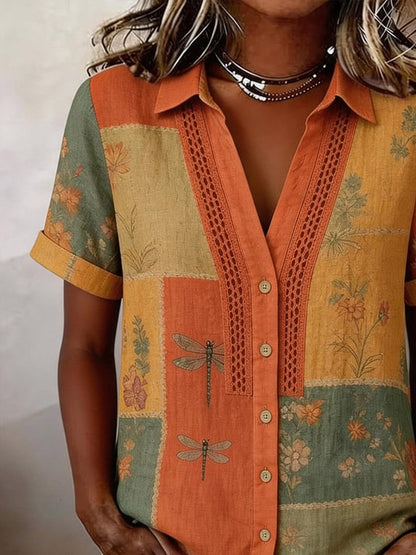 Women's Casual  Print Top