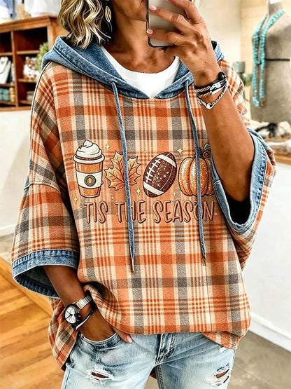 Women'S Casual Pumpkin Print Autumn Top