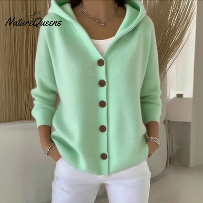 Women knit Long Sleeve Comfy Casual Cardigan