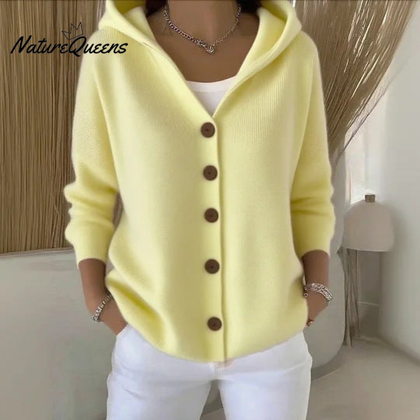 Women knit Long Sleeve Comfy Casual Cardigan